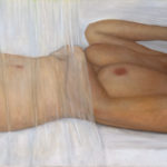 © Benoit Moreau - nu couché - Huile sur toile 2006 - 50 x 116 cm