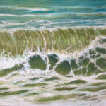 © Benoît Moreau - 2018-vague N°6118-huile sur toile -22x27cm