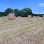 © Benoît Moreau Ballots - Huile sur toile 30x90 cm - 2025