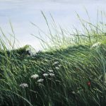 © Bennoît Moreau Dans l'herbe XI - Huile sur toile 27x35 cm - 2023