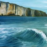 © Benoît Moreau - Vague n°1626 - Étretat - huile sur toile - 24 x 33 cm – 2026
