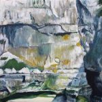 Paréidolie N°48 - huile sur toile - 30x30 cm- 2025