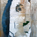 © Benoît Moreau - Paréidolie N°4 - huile sur toile - 150 x 50cm- 2020