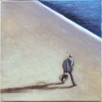 Quai n°1 - Huile sur toile - 20 x 20 cm - 2018