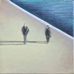 Quai n°2 - Huile sur toile - 20 x 20 cm - 2018