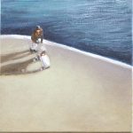 Quai n°13 - Huile sur toile - 20 x 20 cm - 2018