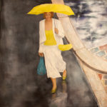 © Benoît Moreau - Rue/pluie N° II - huile sur toile - 120X120cm - 2009