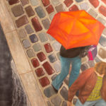 © Benoît Moreau - Rue/pluie N° VI - huile sur toile - 120X120cm - 2009