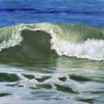 © Benoît Moreau - Vague n°1526 - huile sur toile - 22 x 27 cm – 2026