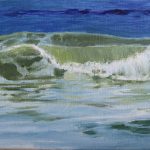 © Benoît Moreau - Vague n°2526 - huile sur toile - 22 x 27 cm – 2026