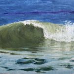 © Benoît Moreau - Vague n°3526 - huile sur toile - 22 x 27 cm – 2026