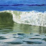 © Benoît Moreau - Vague n°5526 - huile sur toile - 22 x 27 cm – 2026
