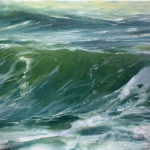 © Benoît Moreau - Vague n°111120 - huile sur toile - 22 x 27 cm – 2020