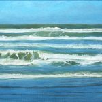 © Benoît Moreau - Vague n°2126 - huile sur toile - 27x 46 cm – 2026