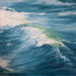 © Benoît Moreau - Vague n°6421 - huile sur toile - 22 x 27 cm – 2021