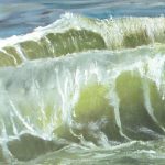© Benoît Moreau - Vague n°91120 - huile sur toile - 22 x 27 cm – 2020-23