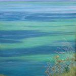 © Benoît Moreau - 2025 - ciel/mer XIV -81 x 65 cm - huile sur toile