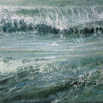 © Benoît Moreau - Vague n°38169 - huile sur toile - 22 x 27 cm – 2019 - collection particulière - France