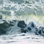 © Benoît Moreau - Vague n° 11224 - huile sur toile - 65 x 100 cm – 2024