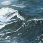 © Benoît Moreau - Vague n°2224 - huile sur toile - 22 x 27 cm – 2022