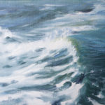 © Benoît Moreau - Vague n°2225 - huile sur toile - 22 x 27 cm – 2022