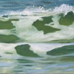 © Benoît Moreau - Vague n°2424 - huile sur toile - 22 x 27 cm – 2024