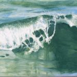 © Benoît Moreau - Vague n°3424 - huile sur toile - 22 x 27 cm – 2024