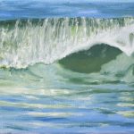 © Benoît Moreau - Vague n°4424 - huile sur toile - 22 x 27 cm – 2024