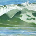 © Benoît Moreau - Vague n°7424 - huile sur toile - 22 x 27 cm – 2024