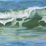 © Benoît Moreau - Vague n°6424 - huile sur toile - 22 x 27 cm – 2024