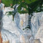 © Benoît Moreau - Paréidolie N°50 - huile sur toile - 30x30 cm- 2025