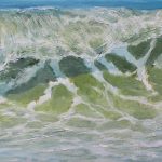 © Benoît Moreau - Vague n°1922 - huile sur toile - 22 x 27 cm – 2022