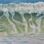 © Benoît Moreau - Vague n°3922 - huile sur toile - 22 x 27 cm – 2022