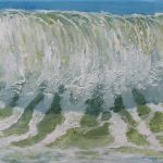 © Benoît Moreau - Vague n°4922 - huile sur toile - 22 x 27 cm – 2022