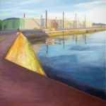 © Benoît Moreau 2019-Fécamp Hangar Québec- Huile sur toile -70x70cm