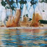 © bmo - pareidolie-n°31-falaise-reflets-XI - 116x89 cm - 2023